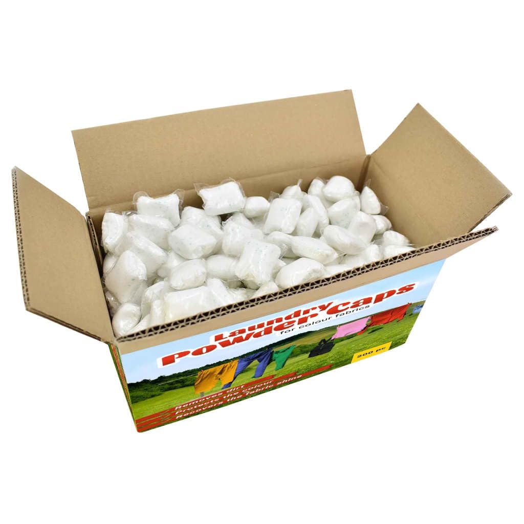 Home Items, All-in-1 Wäschekapseln, 200 Stück, für bunte Textilien, Anzugmöbel