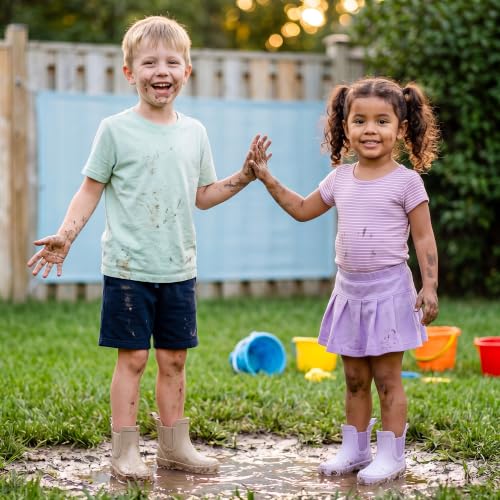 Image of Motasha Chelsea Rain Boots for Girls Boys Waterproof Toddler to Big Kids