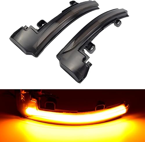 Kakulkomen Luz de señal de giro dinámica Led Espejo lateral Lámpara secuencial intermitente para Land Rover Discovery 4 LR4 L462 Range Rover Sport