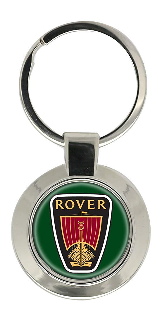 Giftshop Uk Unisex Silver Coloured Metal Rover Badge Key Ring