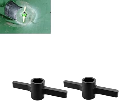 2 Pack Auger Paddle Replacement for Scotts Turf Builder EdgeGuard Spreader, Compatible with DLX and Mini Models, 0.43-Inch Hex Shaft