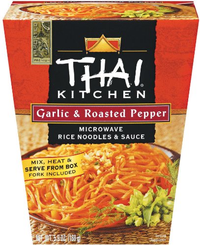 Amazon.com: THAI KITCHEN Take Out Box Rice Noodle, Garlic and Roasted ...