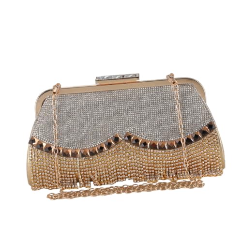 Pochette de soirée strass femme sac à main banquet chic