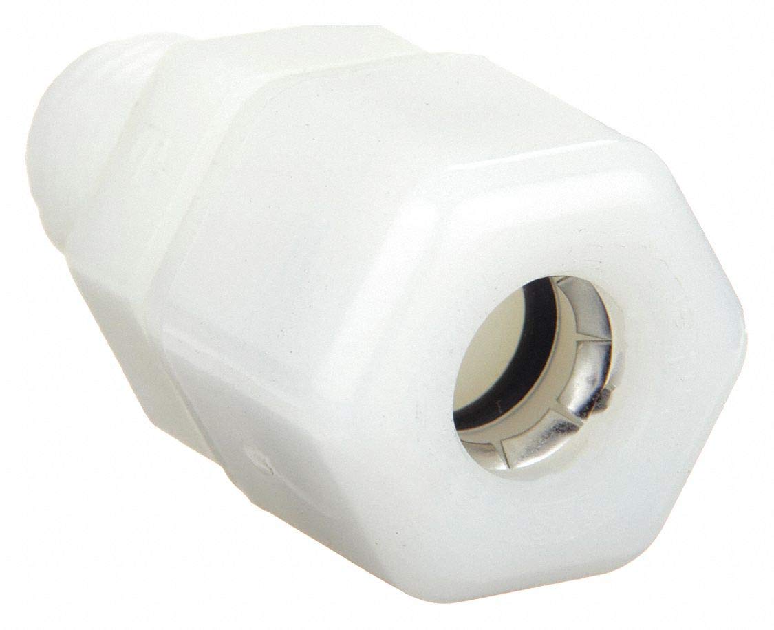 Parker Hannifin N4MC2 Fast & Tite Nylon Male Connector Fitting, 1/4