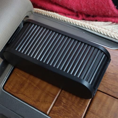 Contenedor de almacenamiento coche plástico negro para evitar caídas de móviles 6