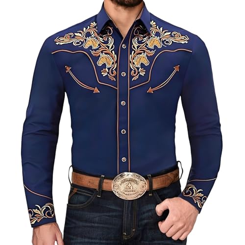 Chemise western fine et légère pour éviter la chaleur du style cowboy - 6
