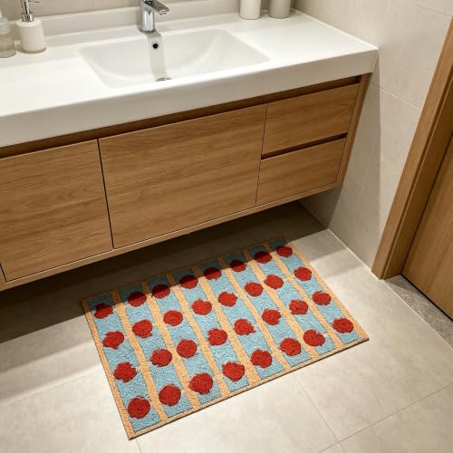 Tapis de douche doux absorbant et lavable pour petits espaces - 4