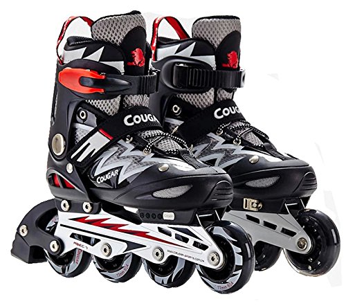 Spove Quad Roller Skates Black Small Fit EUR26-EUR30