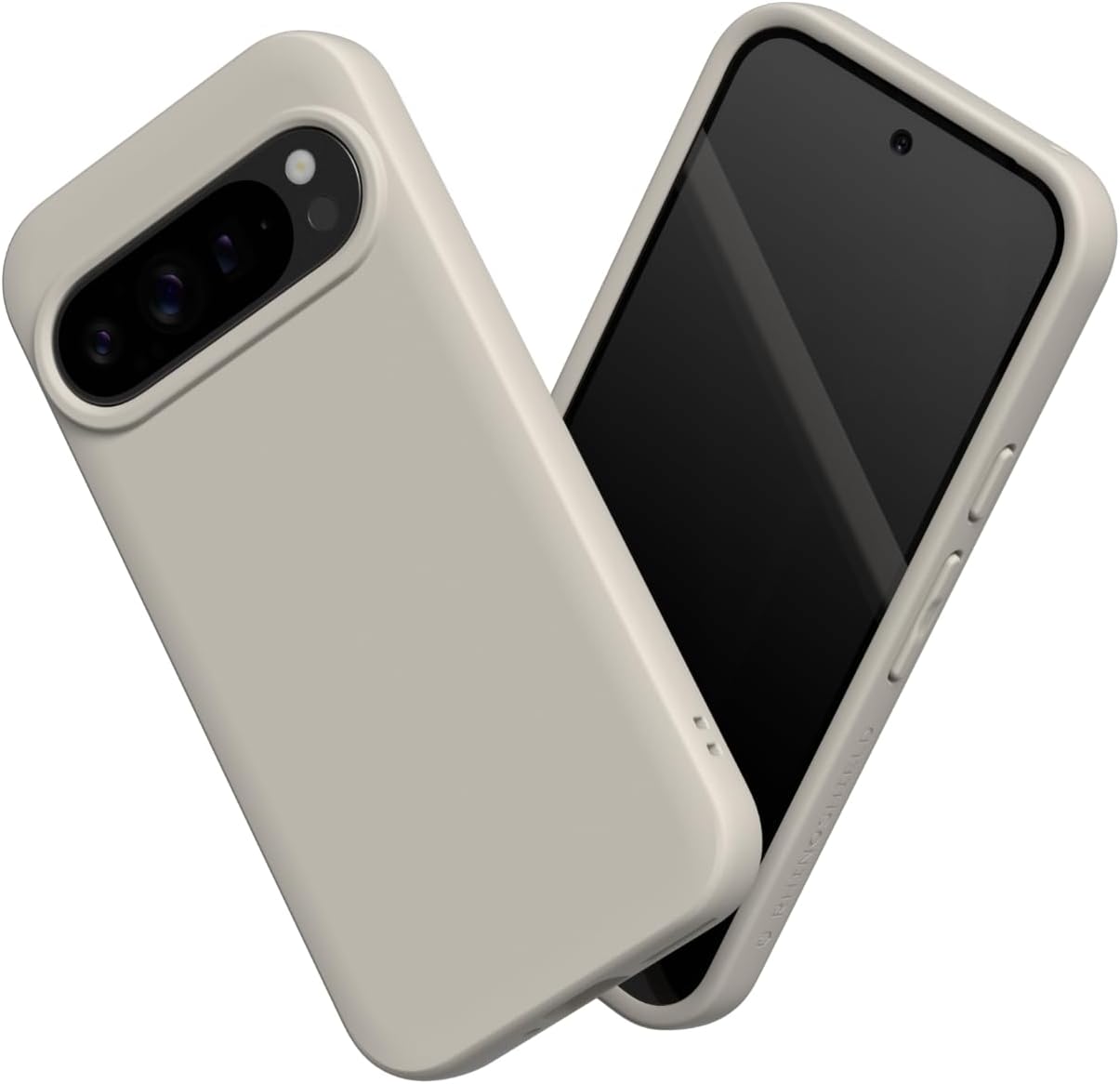 RhinoShield Case Compatible with [Pixel 9/9 Pro] | SolidSuit - Shock Absorbent Slim Design Protective Cover with Premium Matte Finish 3.5M / 11ft Drop Protection - Classic Black