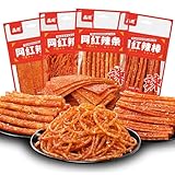 Spicy Strips,Latiao,4 Packs Chinese Spicy Sticks,Classic Piquancy Daily Party Latiao Delicious Snack-3.2Oz Per Pack