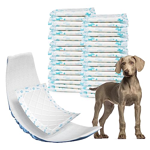 Pet Soft Dog Diaper Liners, 50 Count Disposable Dog Nappy Liners