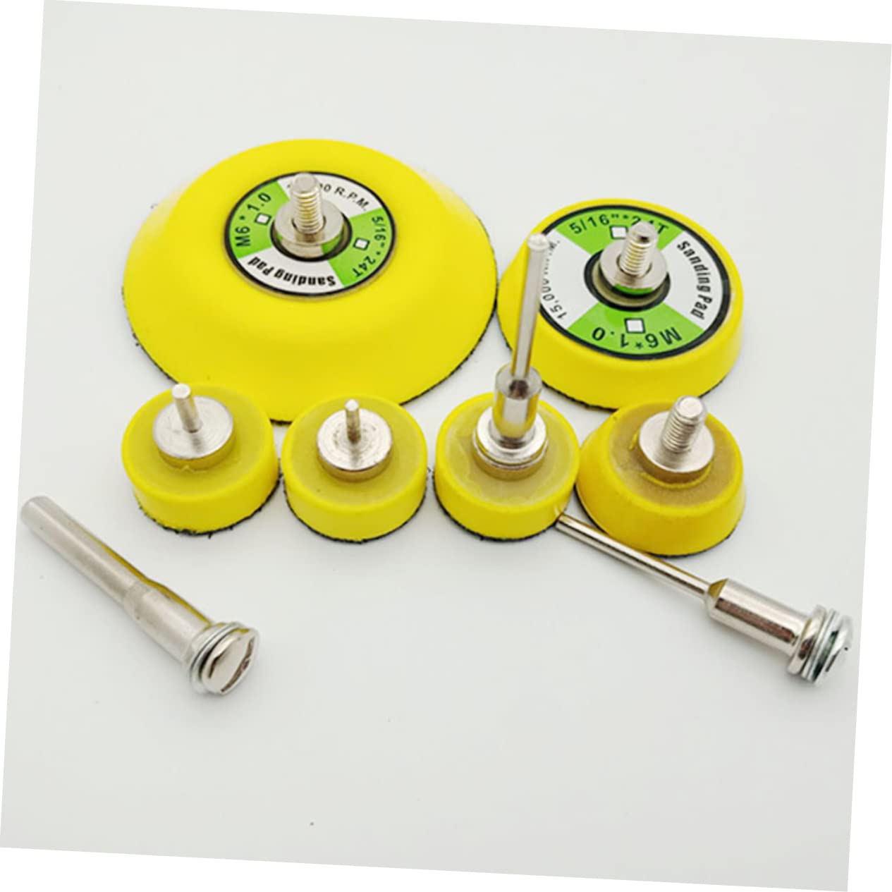 Rueda de Pulido, 9 Piezas de Brocas para Almohadilla de Pulido de Metal Kit de Almohadilla de Pulido de Brocas de Metal