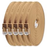 Câble réseau Cat6 câble plat plat mince câble plat câble Lanka câble Ethernet compatible avec le câble Cat5 Cat5e Cat.7 Cat7a