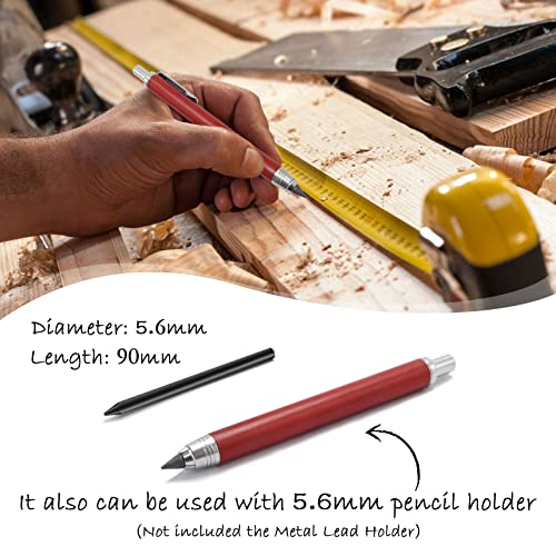 Weiwei 5.6 Mm Lead Refill, 4B Graphite Leads With Storage Box, 5.6Mm X 90Mm For Lead Holder, Mechanical Pencil Lead Refills Artist Drawing Sketch Wood Working (40 Pieces) #TOP3