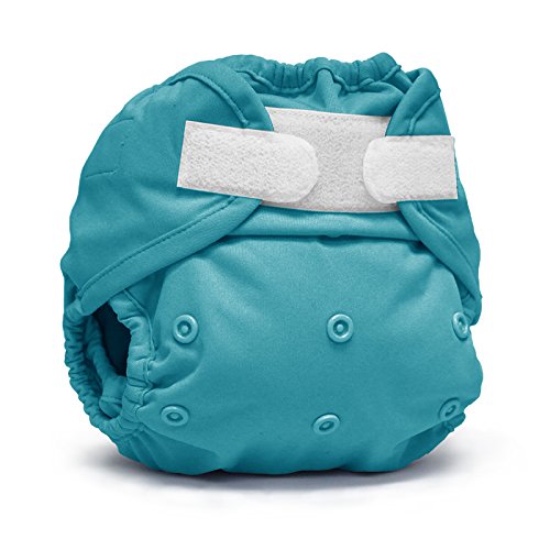 Kanga Care Rumparooz Double Leg Gusset Reusable Cloth Diaper Cover One Size Aplix Aquarius 6-35 lbs