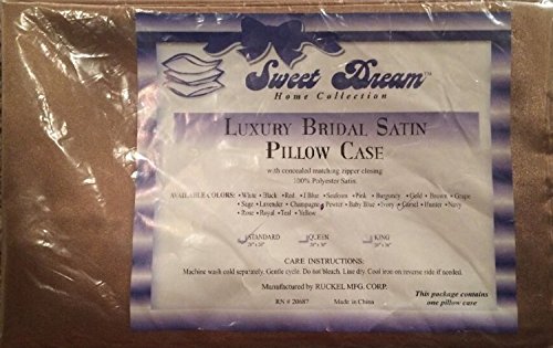 Shopbedding Luxury Satin Pillowcase For Hair – Queen Satin Pillowcase With Zipper, Jewel Blue (1 Per Pack) – Blissford #TOP7