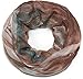 Produktbild styleBREAKER Loop Schal mit Aquarell Wischeffekt Muster Print, Schlauchschal, Tuch, Damen 01016158, Farbe:Braun-Beige-Blau
