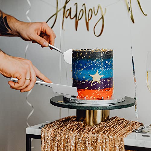 image for ERVILO Cake Serving Set, Cake Pie Pastry Servers, Stainless steel Cake