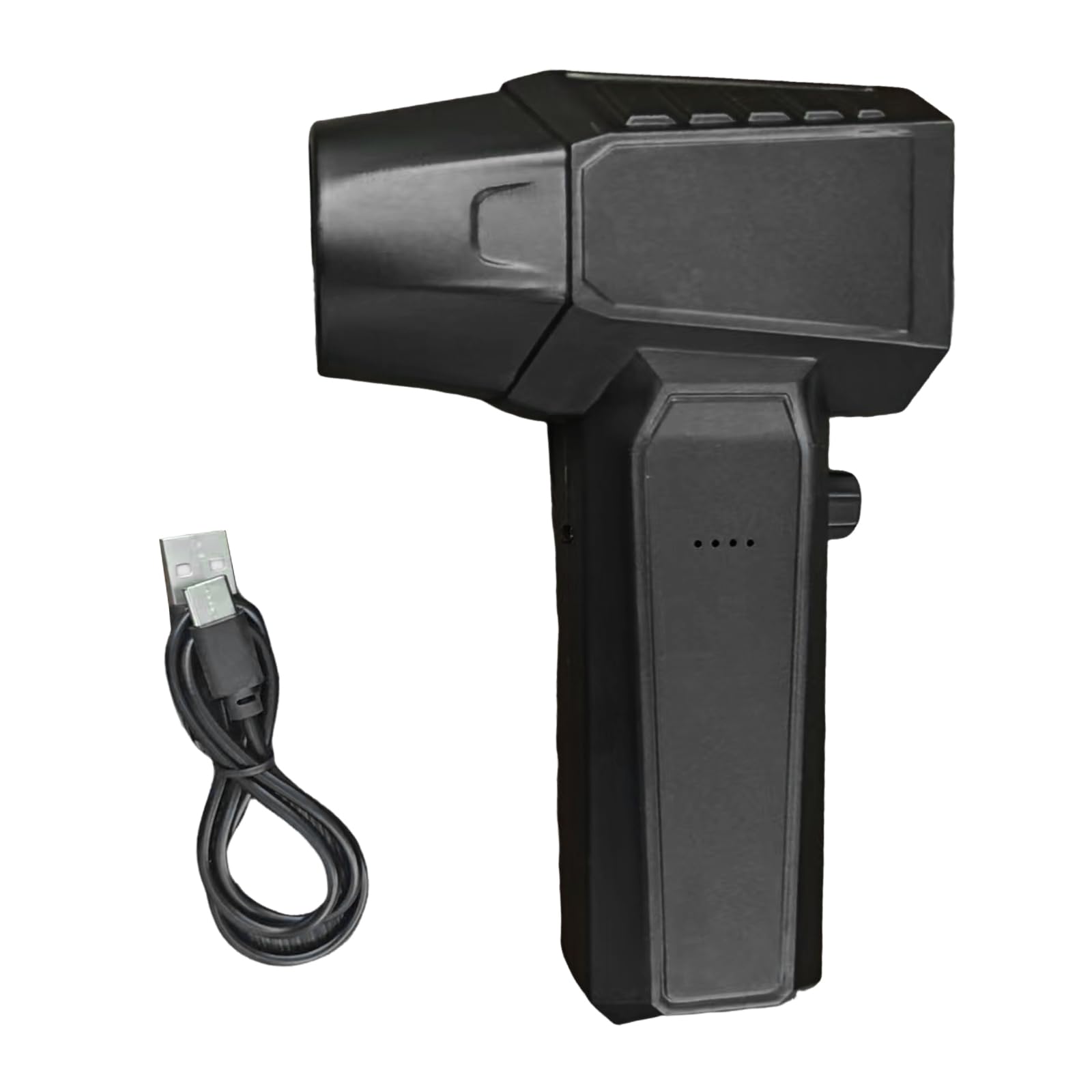 Buxuaaaa Rechargeable Handheld Blower 50000Rpm Portable With Interchangeable Nozzles For Camping Travel Home Snow Removal Portable Removal Blower