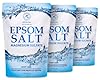 Sali da Bagno 3kg - Sali di Epsom 3000g - 100% Magnesio Naturale - Lenitivo e Allevia i Muscoli - Rilassamento e disintossicante - Cura del corpo - Miglior sonno - Pediluvio Massaggio