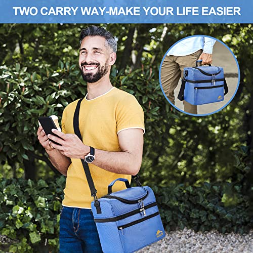 E-MANIS 12L Borse Frigo Doppio Strato Termica con