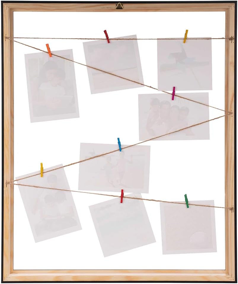 Victoria Collection Peg Photo Frame Premium Wall Hanging String