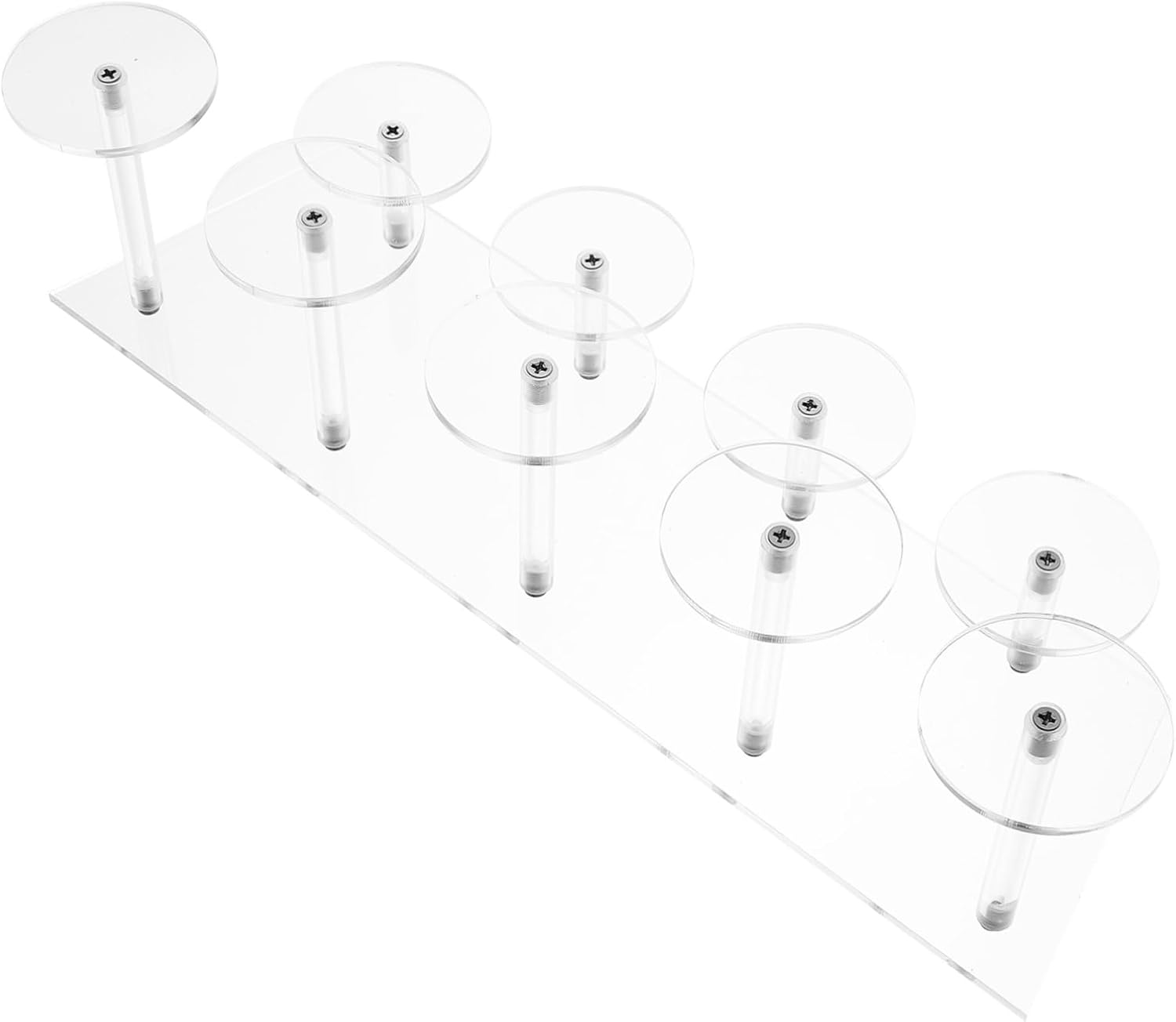 Hand Made Acrylic Display Base Shelves Step Style Jewelry Display Organizer for Collectibles Models Storage