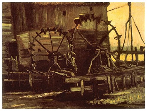 Panneau décoratif Van Gogh Vincent tableau bois multicolore 80x60 cm
