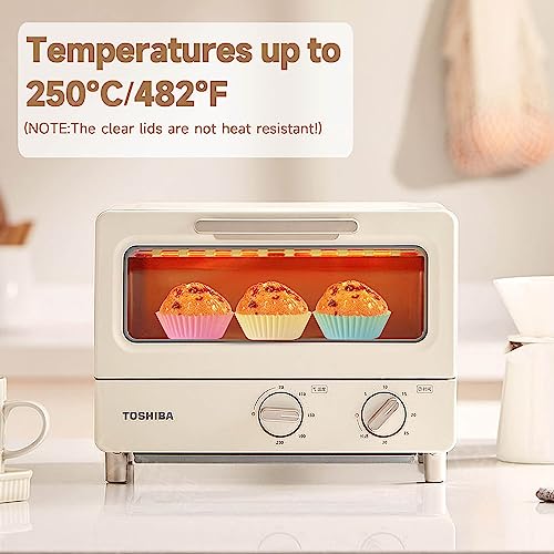 xlloest Mini-Cupcake-Papierförmchen Regenbogenfarbe Muffin Förmchen Papier 400 Stück