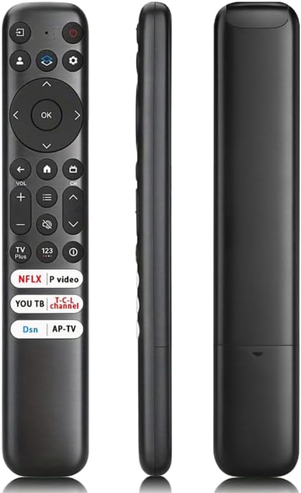TCL Google TV Remote Control RC813, Replacement for QM8/QM7/S5/S4