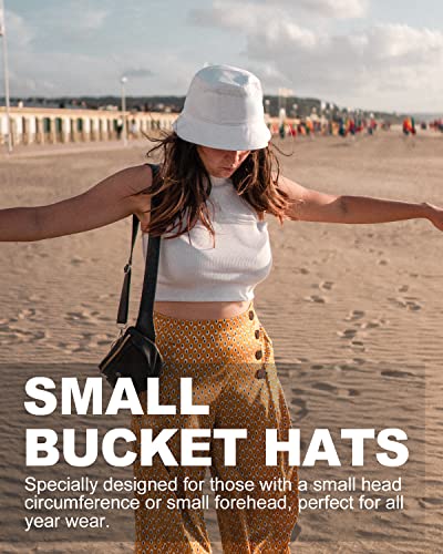 Image of XXL Oversize Bucket Hat Reversible, XL L M S Fisherman Sun Cap With Chin Strap, Travel Beach Outdoor Hat For Men Women