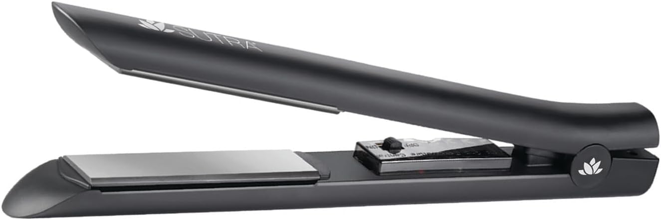 SUTRA Professional Ceramic Flat Iron, Ionic Technology, Rapid Heat, Dual Voltage Hair Straightener, 1-inch, Flat Iron, Multiple Color Options