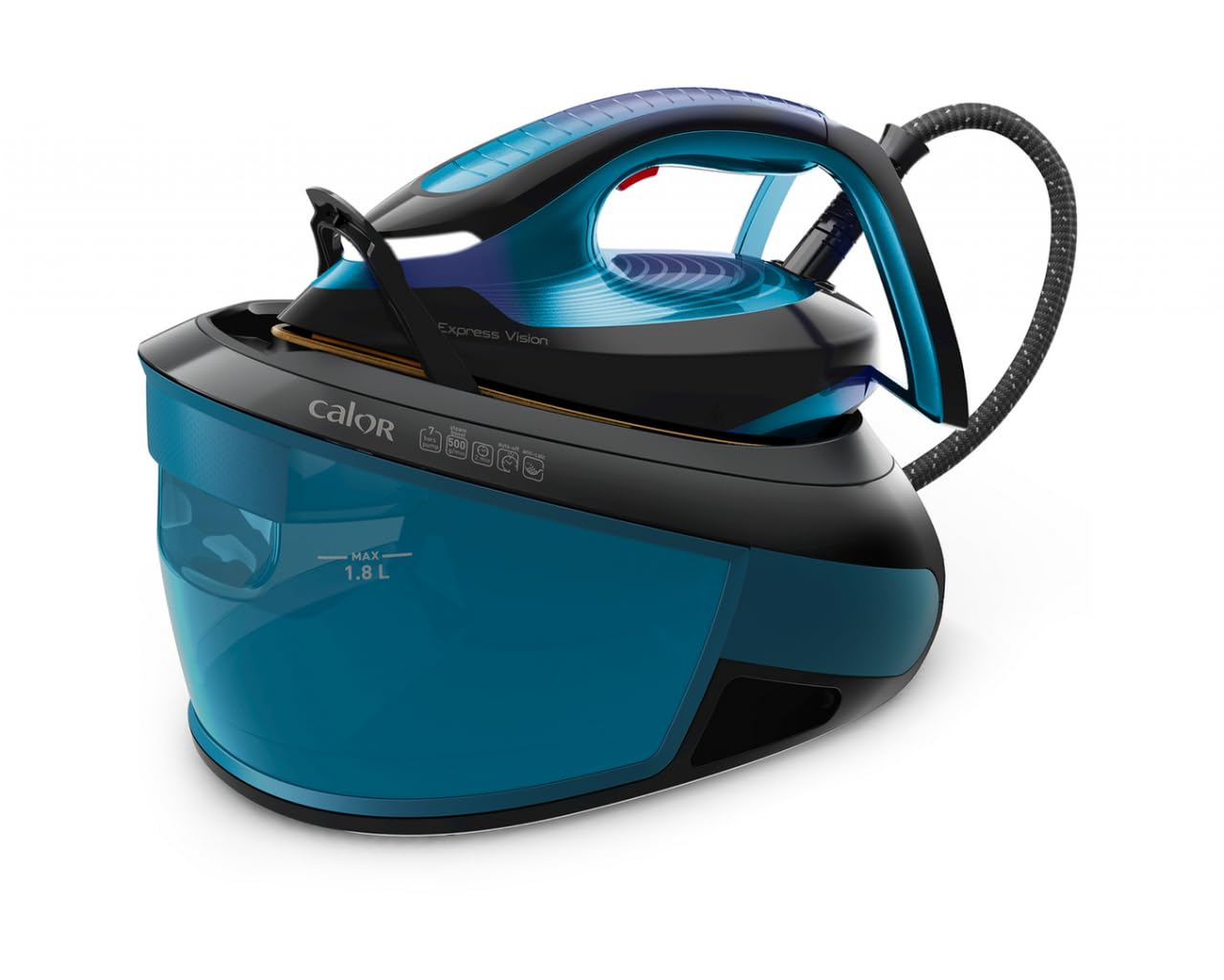 Centrale vapeur Calor Express Vision Reglage Automatique SV8151C0 2800 W Bleu boréal et Noir