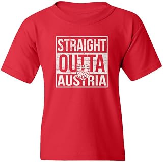 Straight Outta Country - Europe Soccer Inspired Fans Youth Unisex T-Shirt
