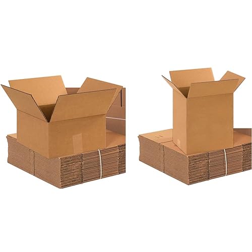 BOX USA Cajas de envío medianas de 12 pulgadas de largo x 12 pulgadas de ancho x 6 pulgadas de alto, paquete de 25 unidades  Caja de cartón disponible en Yaxa Colombia