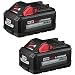 Milwaukee 48-11-1862 M18 18-Volt Lithium-Ion High Output 6.0Ah Battery Pack (2-Pack) (Non-Retail Packaging)