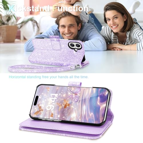 Fingic for iPhone 16 Plus Case Wallet with Card Holder Kickstand PU Leather - image 4