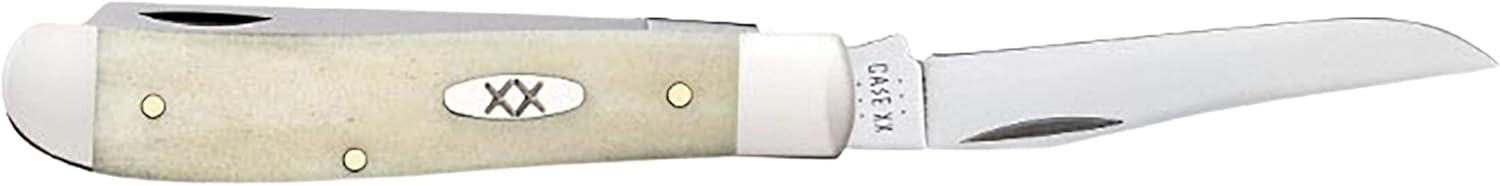 Case Cutlery CA13313: Mini Trapper Natural Bone
