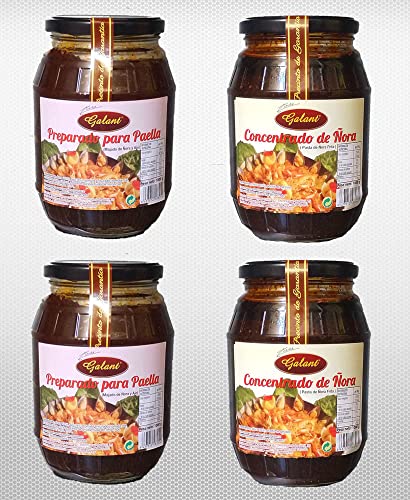 José Galant - Preparado para Paella y Concentrado de Ñora - 4 x 1000 g