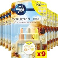 Ambipur 3volution Profumatore Ambiente - Lenor Risveglio Primaverile, Starter Kit 20ml, Fino A 90 Giorni