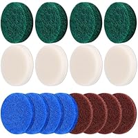 16 Stück Aufsatz für Bosch Reinigungsbürste, Aufsatz für Bosch Universal Brush, für Bosch Reinigung Pad für Elektrische Reinigungsbürste Kompatibel mit Bosch Home/Garden 6033 Reinigungsbürste