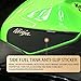 Compatible Kawasaki Ninja 400 Motorcycle Tank Pad Kit Side Knee Guard Sticker Fuel Tank Protector (Black)