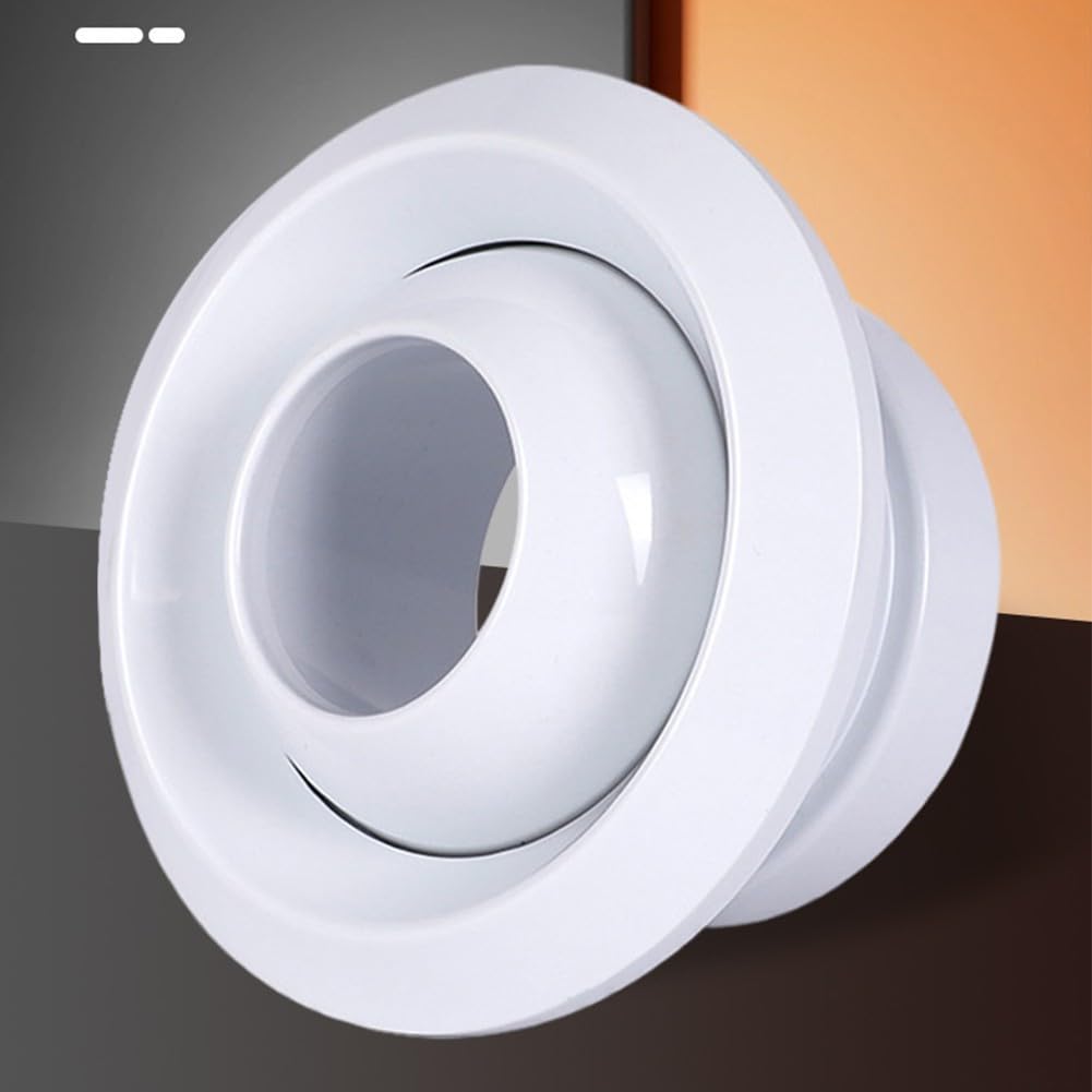 Externe luchtuitlaat voor centrale airconditioning, ABS ronde sferische mondstuk Air Vent Indoor Uitlaat 75/100/150/200mm (75Q