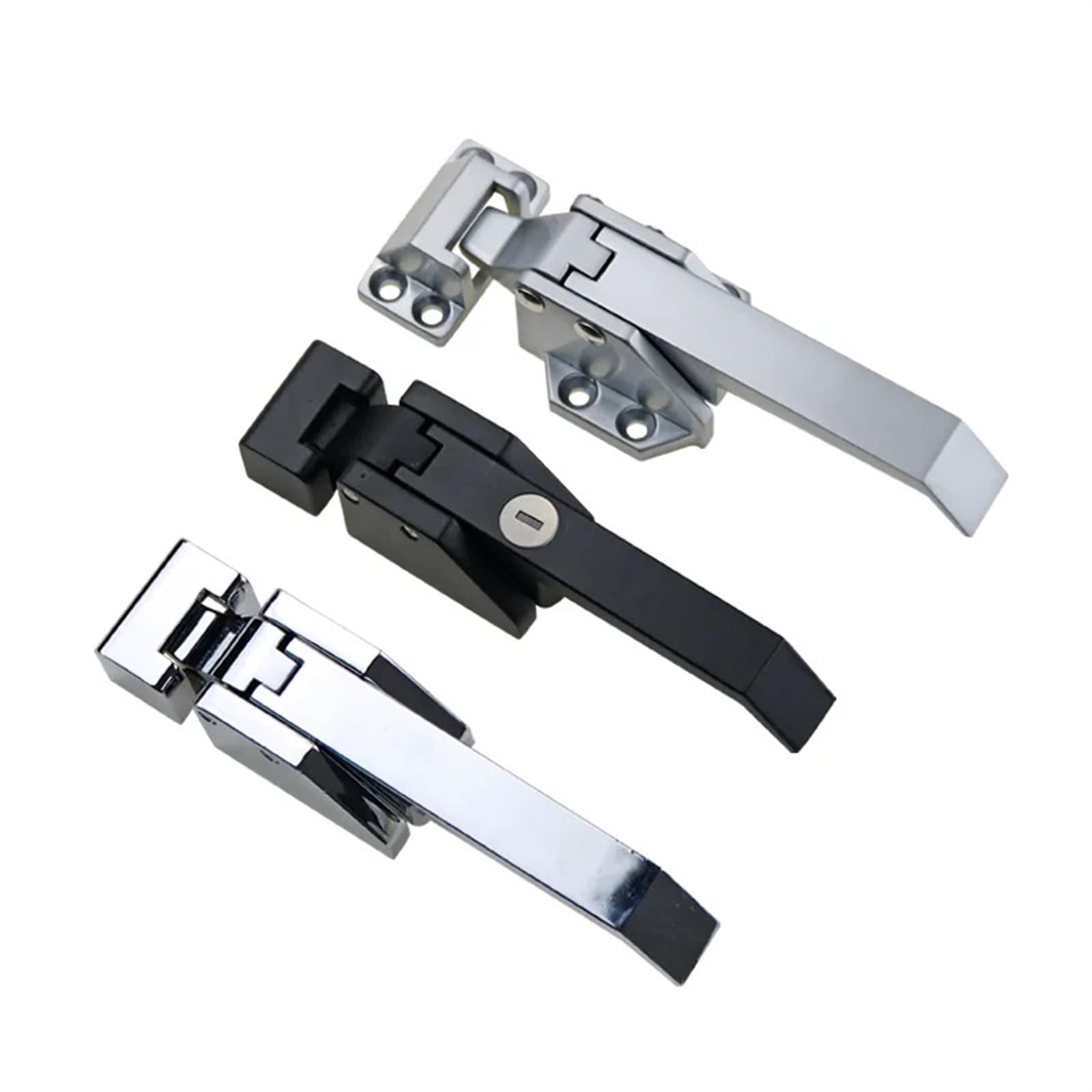 WPOIYHGBY Zinc Alloy Or Stainless Steel Wide Style Refrigerated Storage Industrial Vacuum Tight Closed Door Handle 1Pcs(Linkage Unlocked)