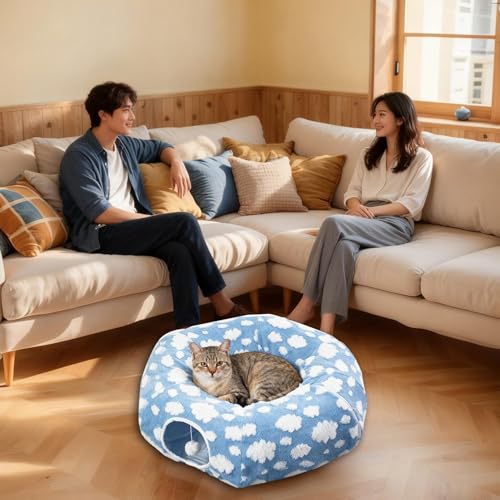 Desmontable para Gatos lavable y cómodo para dormir en interiores 6