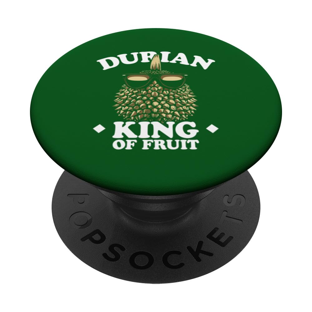 Durian King Durian Fruit Crown - Durian PopSockets Adhesive PopGrip