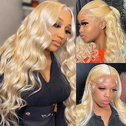 12 Inch 613 Frontal Blonde Frontal 13X4 Hd Transparent Lace Frontal Closure 100% Russian Blonde Human Hair Ear To Ear Blonde Frontal Free Part Natural Hairline 150% Density #TOP4