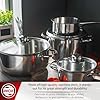 MAGEFESA Dux 7-Piece Stainless Steel Cookware Set, crafted from 18/10 stainless steel, suitable for all stovetop types, effortless clean, dishwasher safe #1
