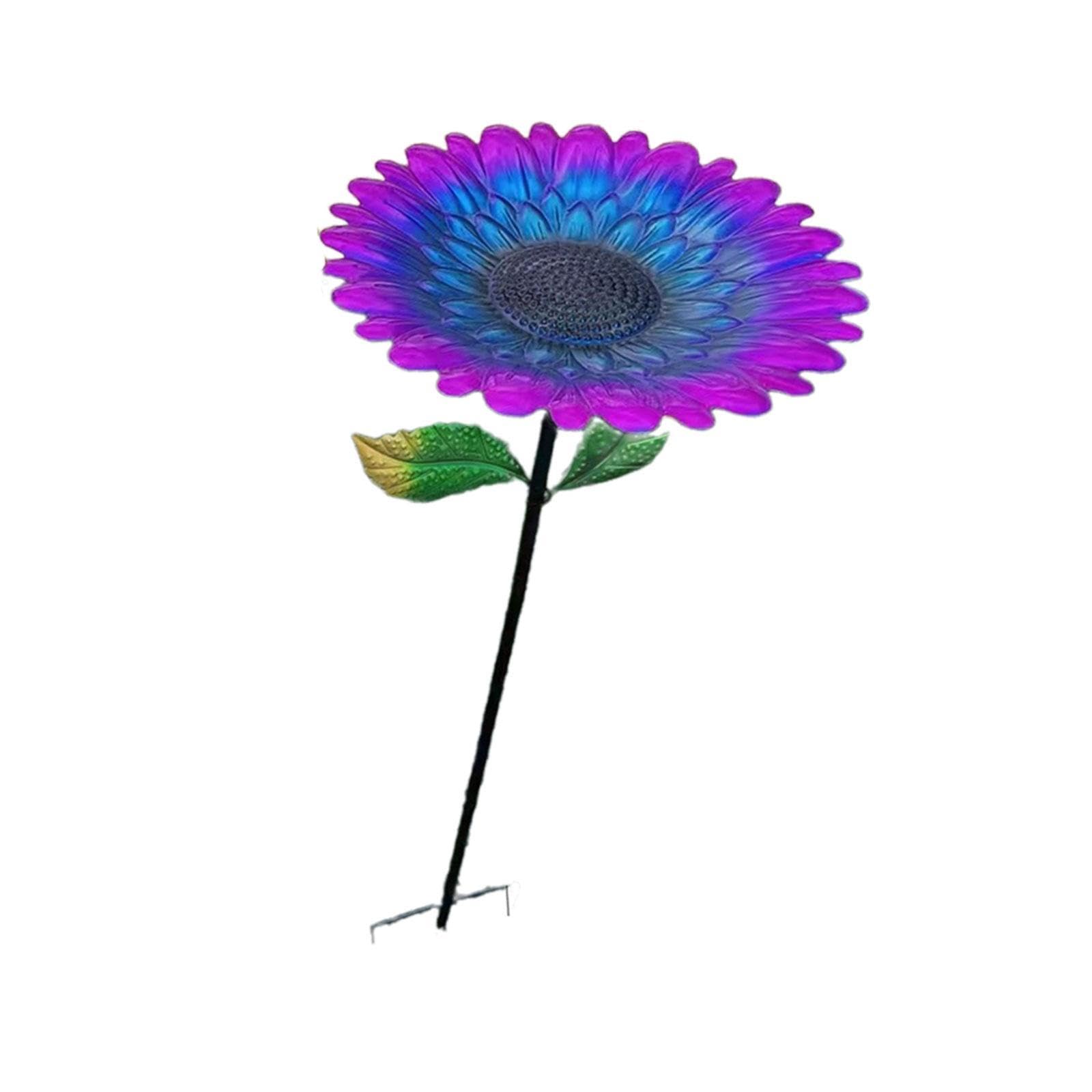 Flower Bird Feeder Holder with Metal Stake for Courtyard Bird Watching Porch Blue|Home & Garden|Yard, Garden & Outdoor Living|Bird & Wildlife Accessories|Bird Feeders-image-29