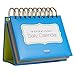 Motivational & Inspirational Perpetual Daily Flip Calendar with Self-Standing Easel (Bright Colors)